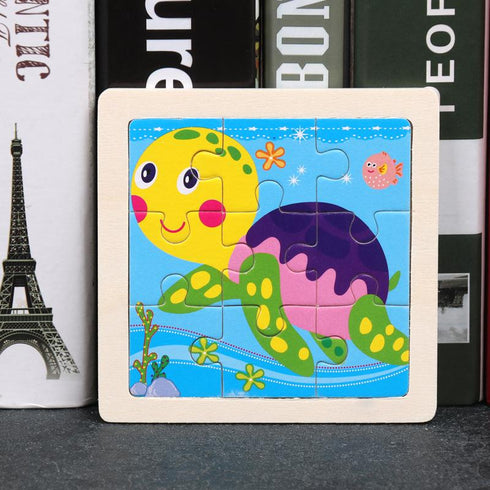 Early education puzzle puzzle toy enlightenment cognition cartoon wooden puzzle